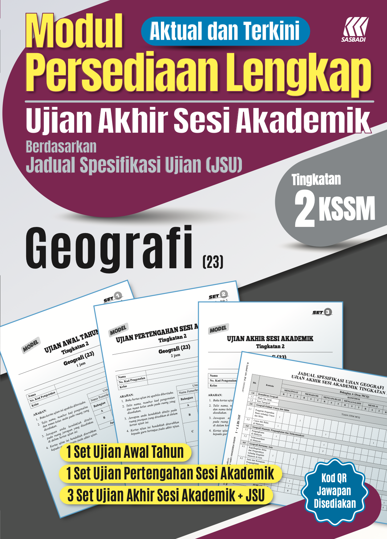 Modul Persediaan Lengkap UASA KSSM Geografi Ting. 2 Cover